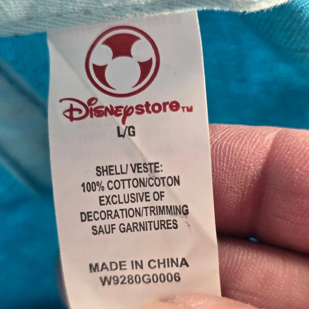 Disney Store Little Mermaid Ariel Teal Blue Embroidered Rhinestone Hat Cap L/G